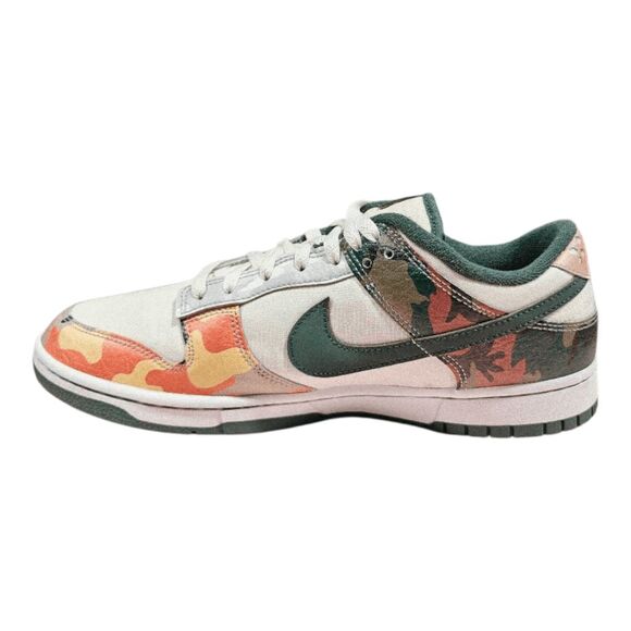NIKE Dunk Low 'Sail Multi-Camo' Sneakers Size 11 - Picture 7 of 9